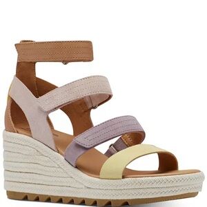 Sorrel Cameron Multistrap Wedge Sandals  10.5- NWOT